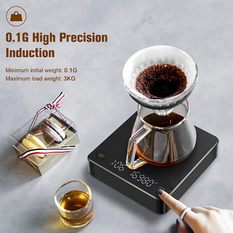 Coffee Scale With Timer High Precision Pour Over Drip - Temu