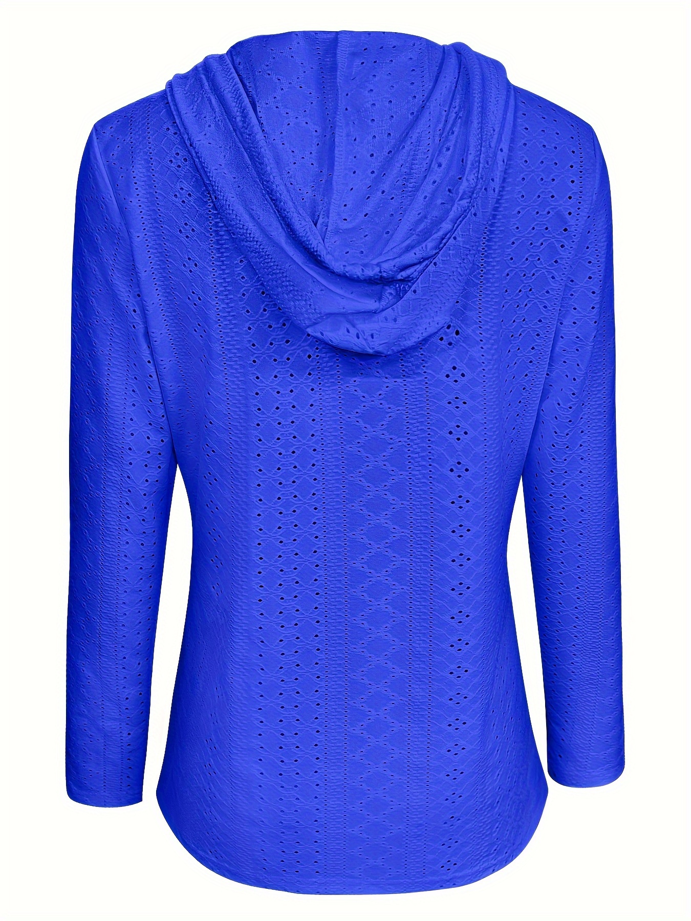 Royal Blue Hoodie Jacket without Zipper – Cutton Garments