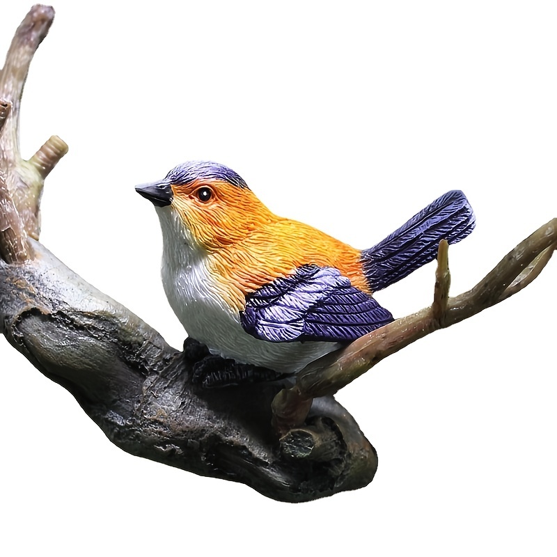 The Bridge Collection Small Resin Bird Figurines, Set of 3