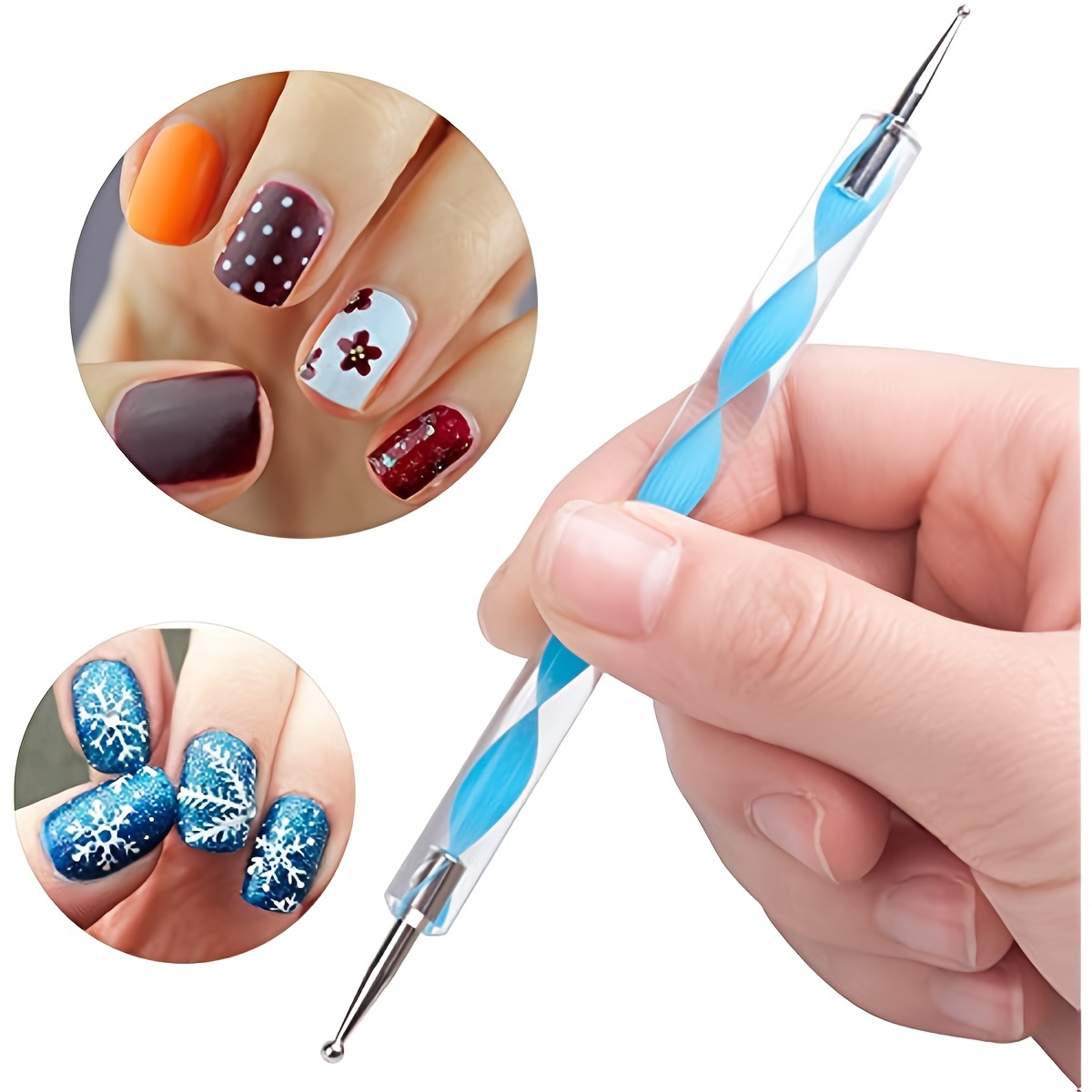 Nail polish and gel nail polish dotting tool