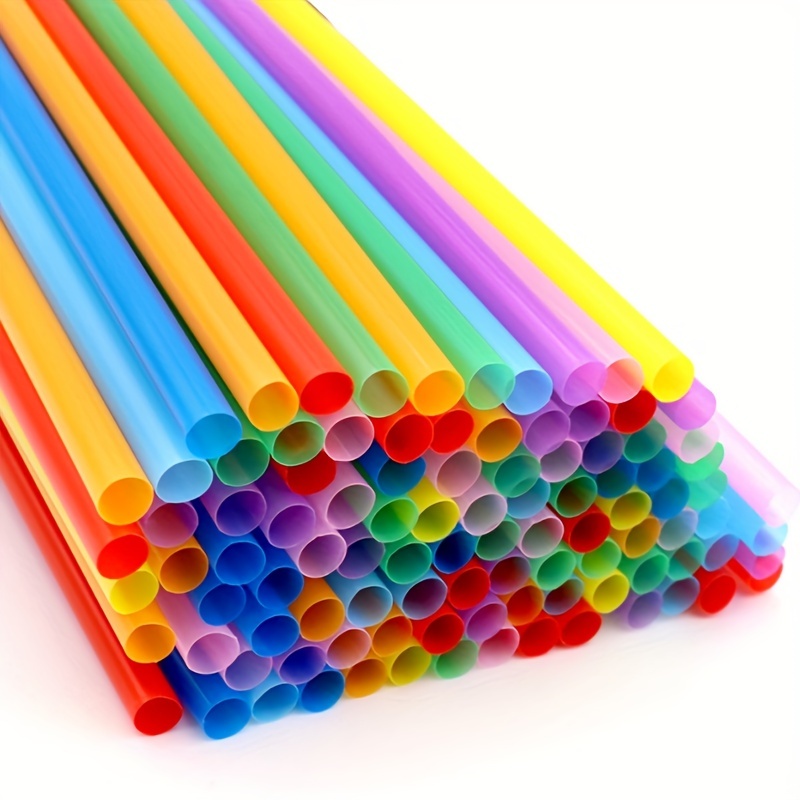 Silicone Drinking Straws, Large Straight Straw, Reusable Silicone Straws,  Random Color - Temu