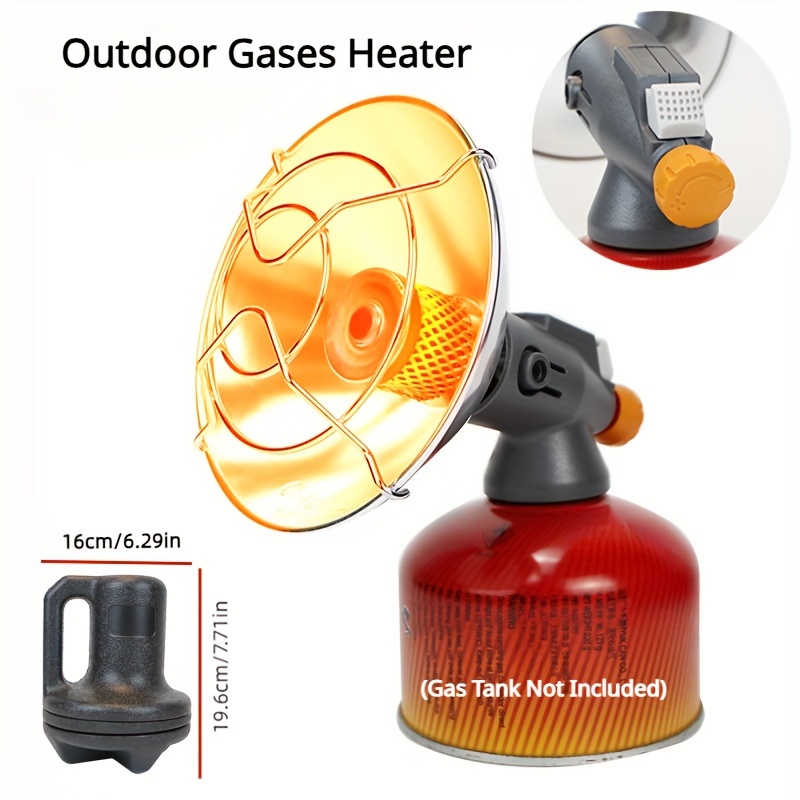 Mini Heating Cooking Ice Fishing Heater Outdoor Stove Liquefied Gas Heater Oven Outdoor Heater, adult unisex