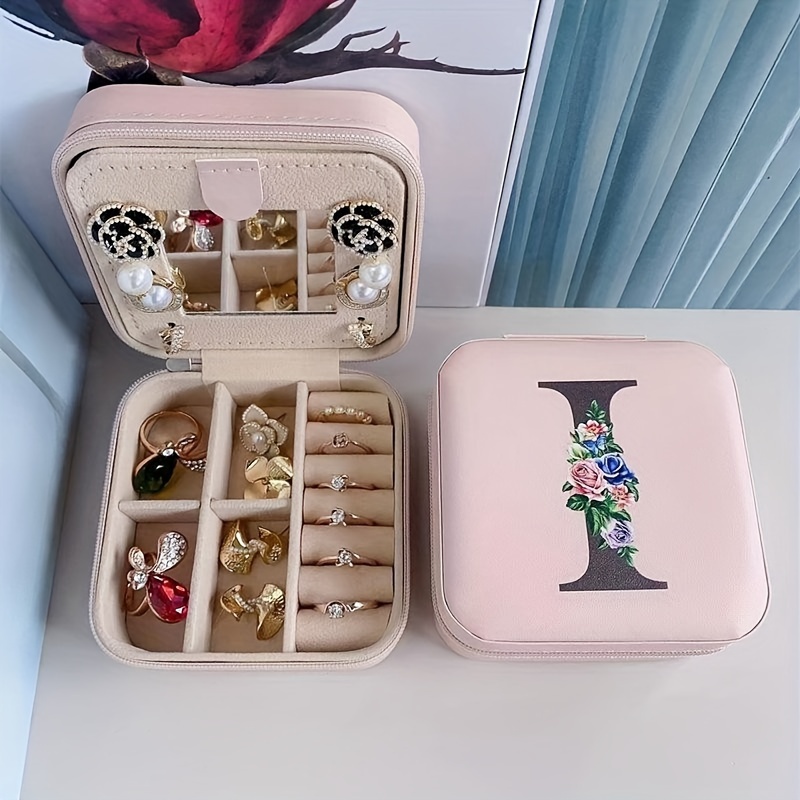 Small Travel Jewelry Box For Women Small Jewellery Box For Travel Jewelry  Case With Earring Holder Girls Earring Case Small Stud Earring Travel Case  J