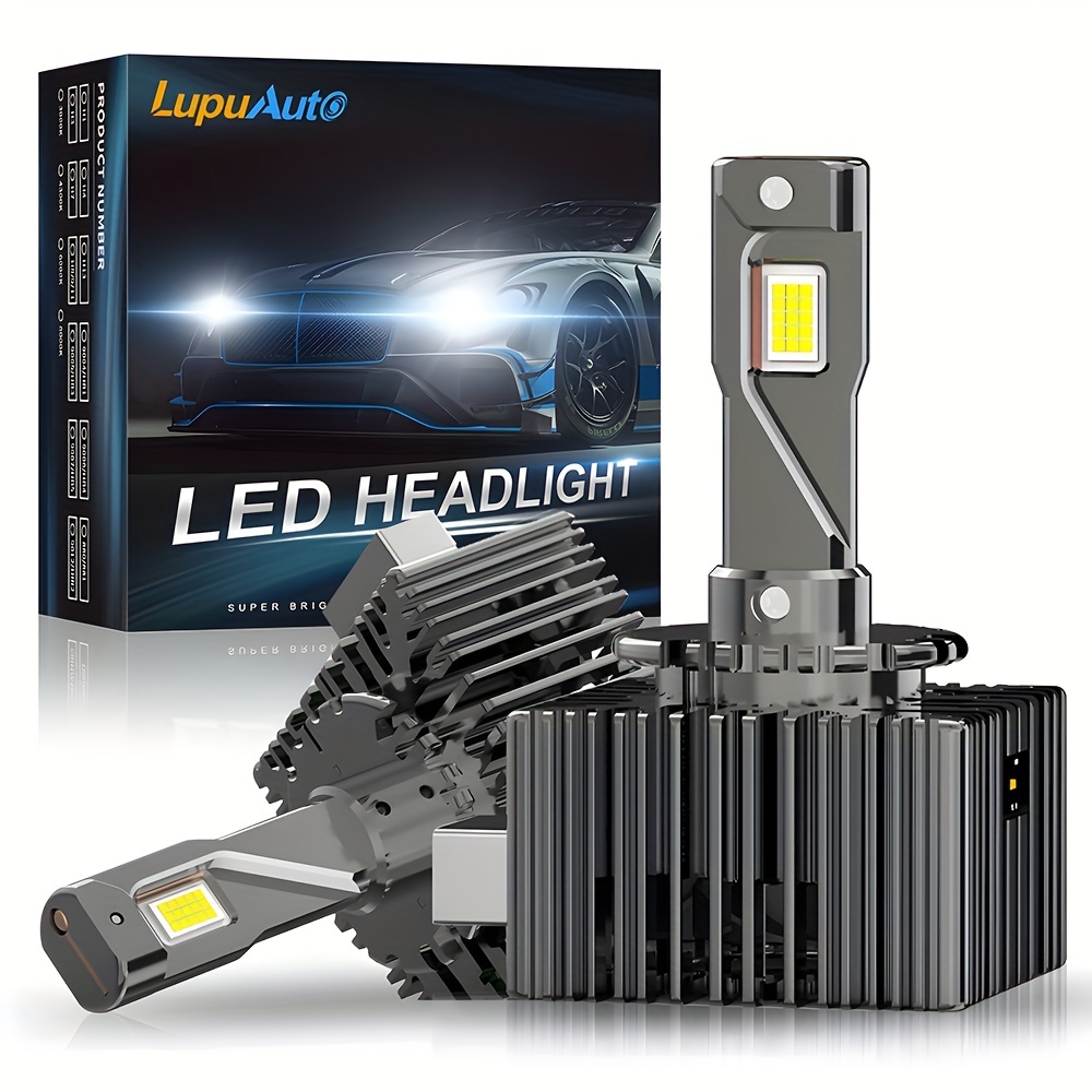 D2s led car headlight hid d1s d3s d4s d5s d8s d1r d2r d3r d4r canbus error  free 20000lm 35w 55w chips plug and play for lens