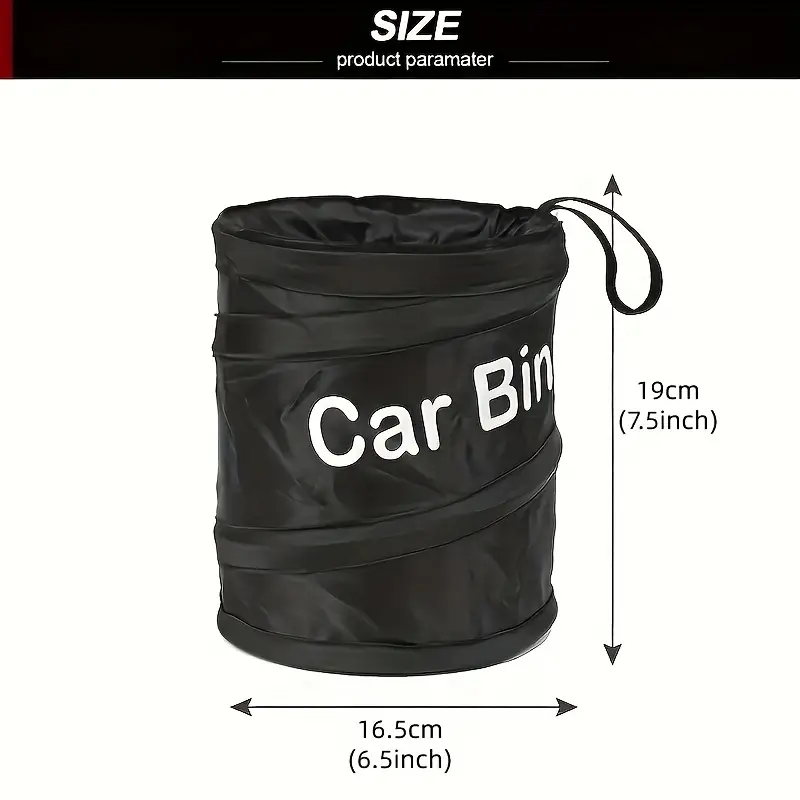 1 Stück faltbarer Auto-Mülleimer, Auto-Mülltonne, hängender Müllsack für  die Autositzlehne, Aufbewahrungseimer für Auto-Altpapier, Abfallbehälter