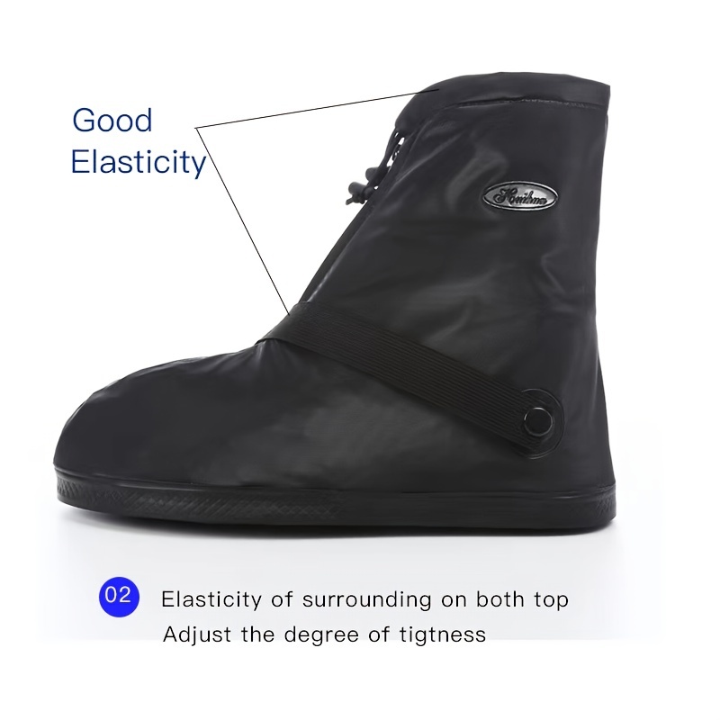 Housses de protection imperméables pour bottes de chaussures, fermeture  éclair portable, housses anti-poussière, sacs de stockage d'évaluation,  36x21cm, nouveau