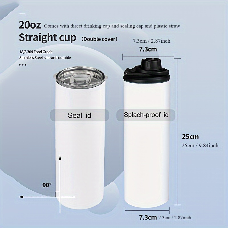 Stainless Steel Sublimation Thermos Drink Bottle 590 ml / 20oz