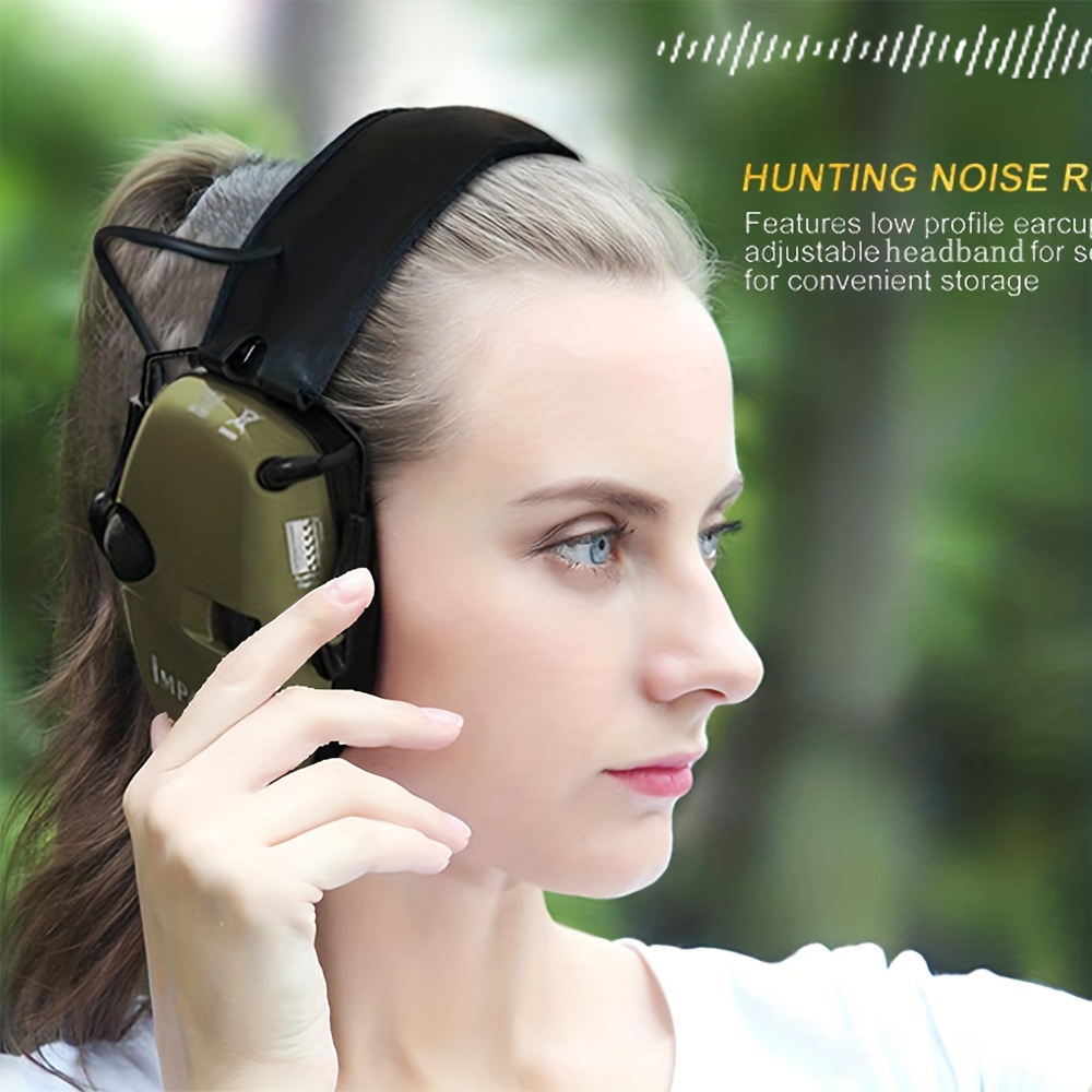Howard Leight R-01526 By Honeywell Impact Sport Sound Amplification  Electronic Earmuff With Gel Ear Pads Temu
