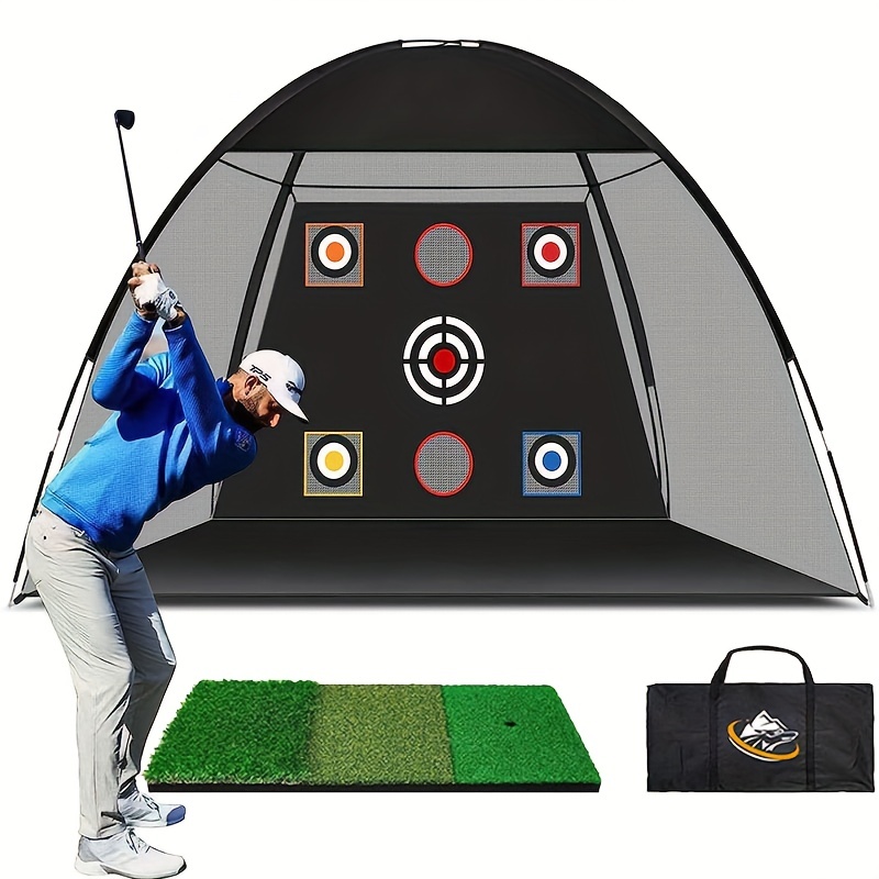 Foldable Golf Practicing Hitting Net Golf Swing Practicing - Temu United  Kingdom
