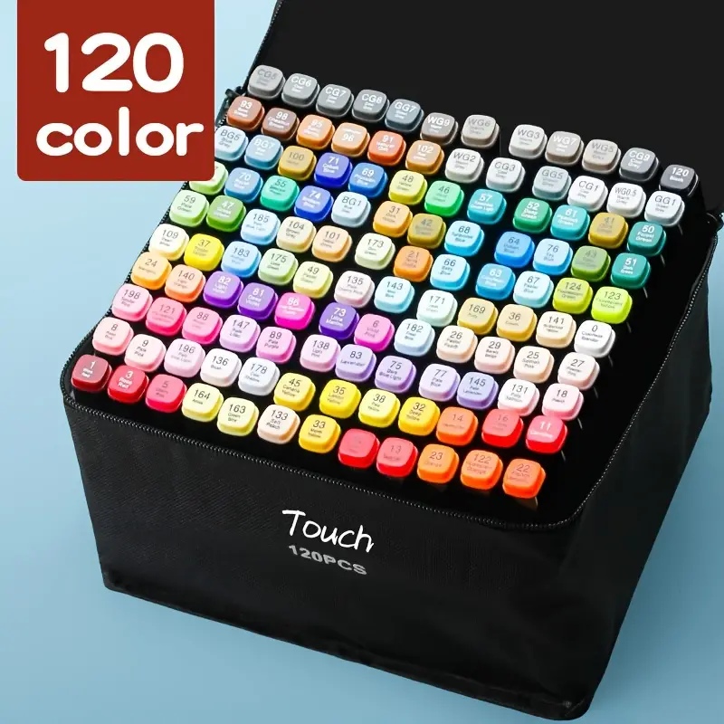80 Colors Alcohol Markers Dual Tip Art Markers For Adult - Temu