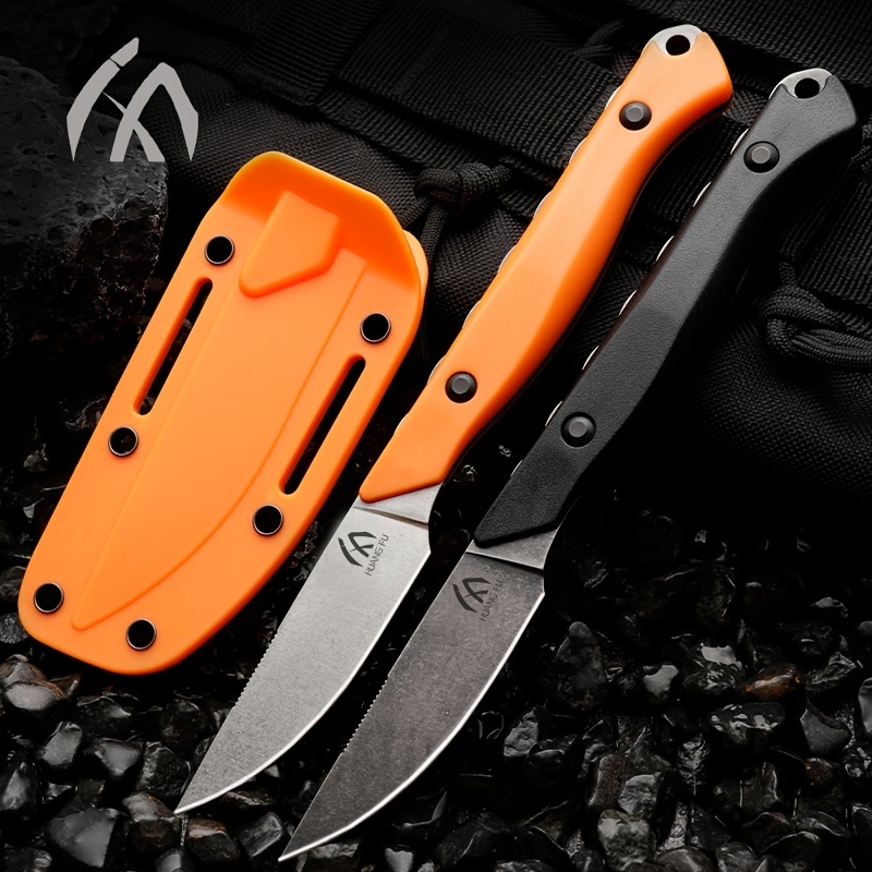High Quality 5cr13mov Steel Pocket Knife Perfect For Outdoor Hiking Hunting  And Adventure Includes Scabbard A Great Gift For Men - Sports & Outdoors -  Temu