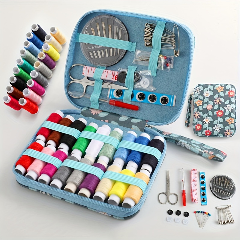 1 Pack, Coquimbo Sewing Kit For Traveler, Adults, Beginner, Emergency, DIY  Sewing Supplies Organizer Filled With Scissors, Thimble, Thread, Sewing Nee