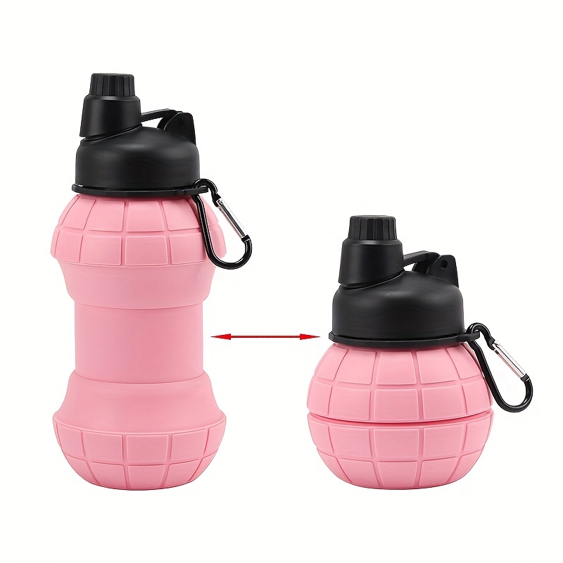 Collapsible Grenade Silicone Water Bottle