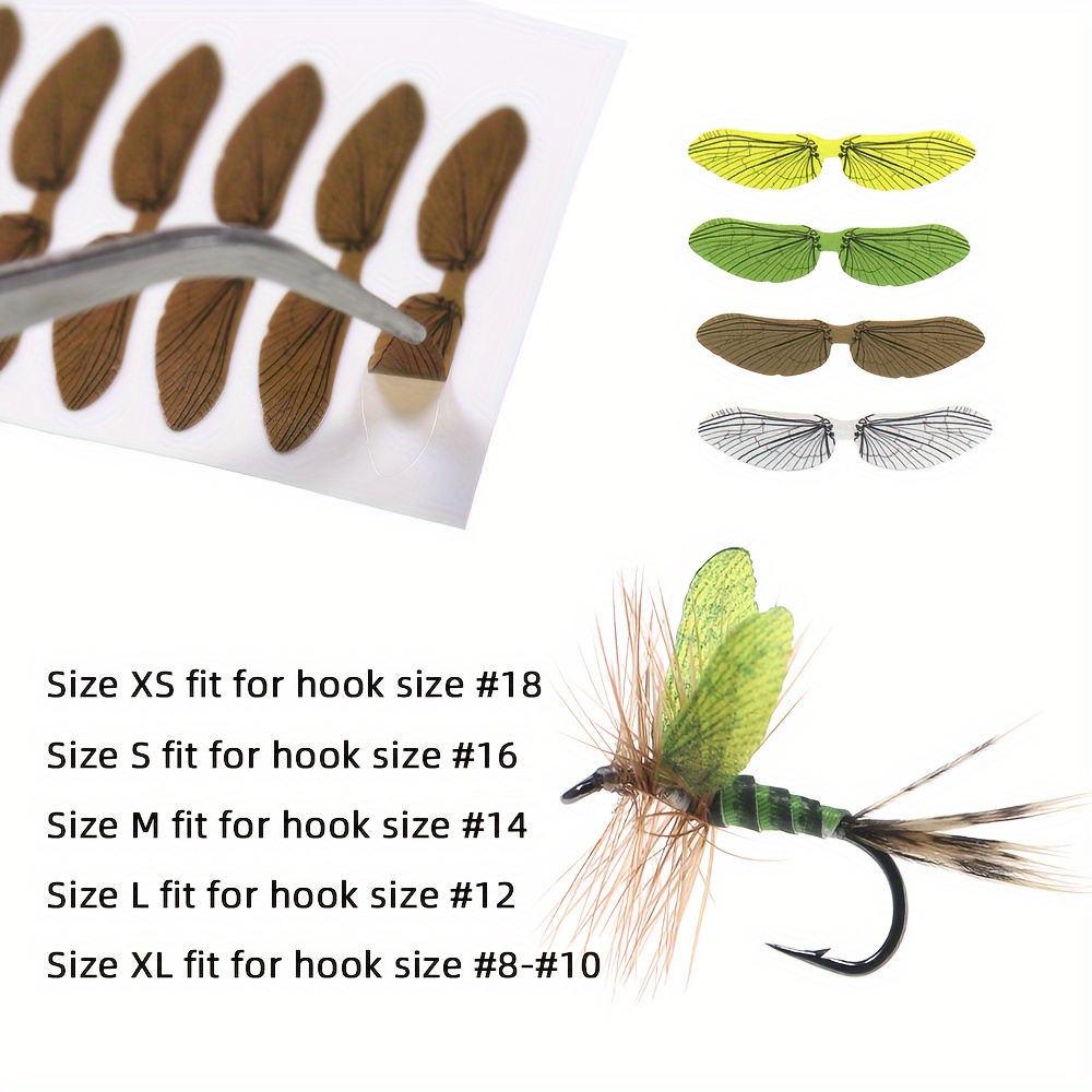 Pre cut Realistic Mayfly Wings Fly Tying Insect Wing Dry Fly - Temu