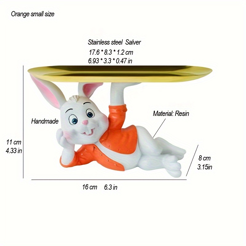 16” Resin Easter Bunny Figurine