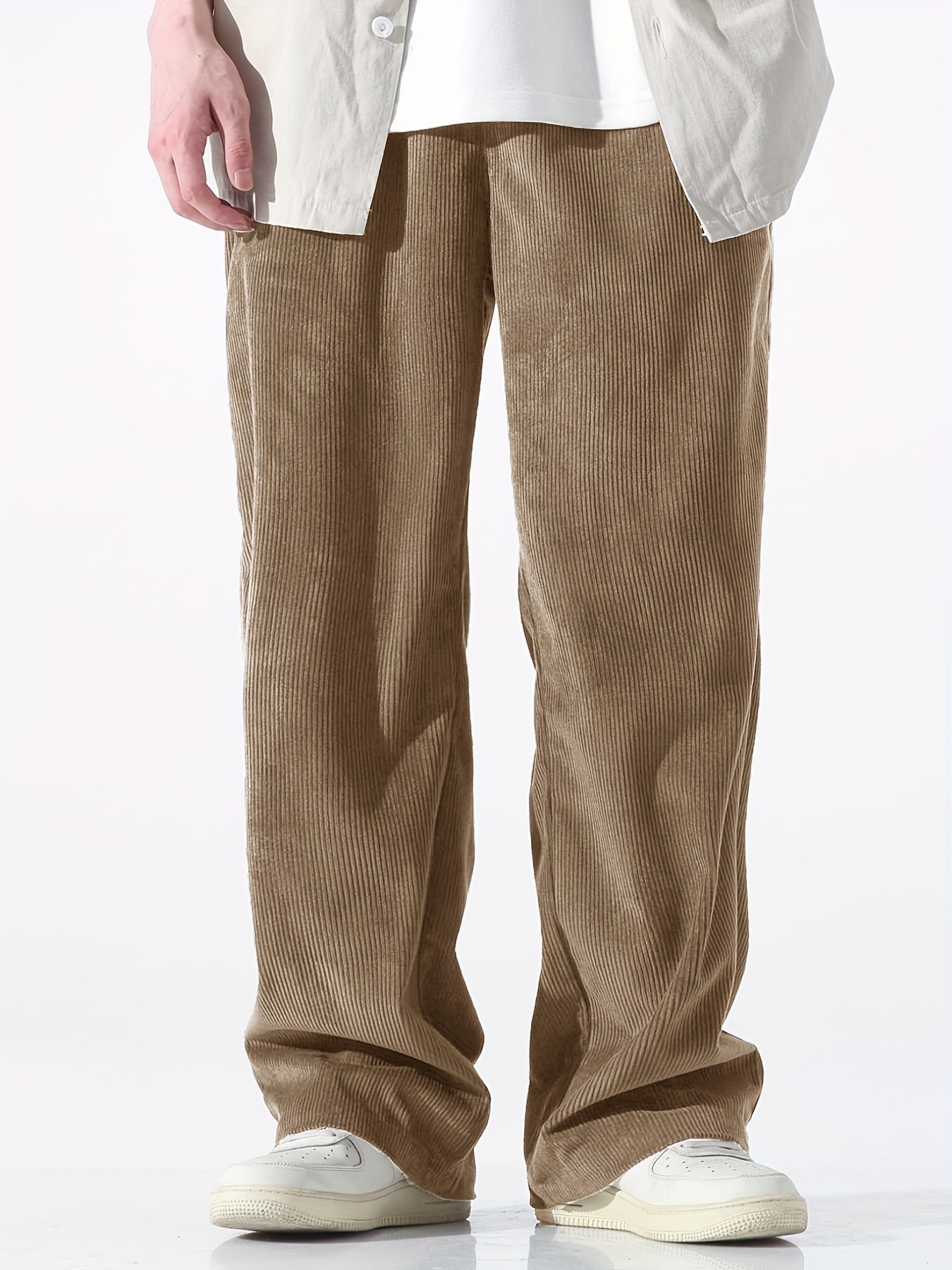 Men's 2 in 1 Design Straight Leg Long Sports Pants - Temu United Kingdom