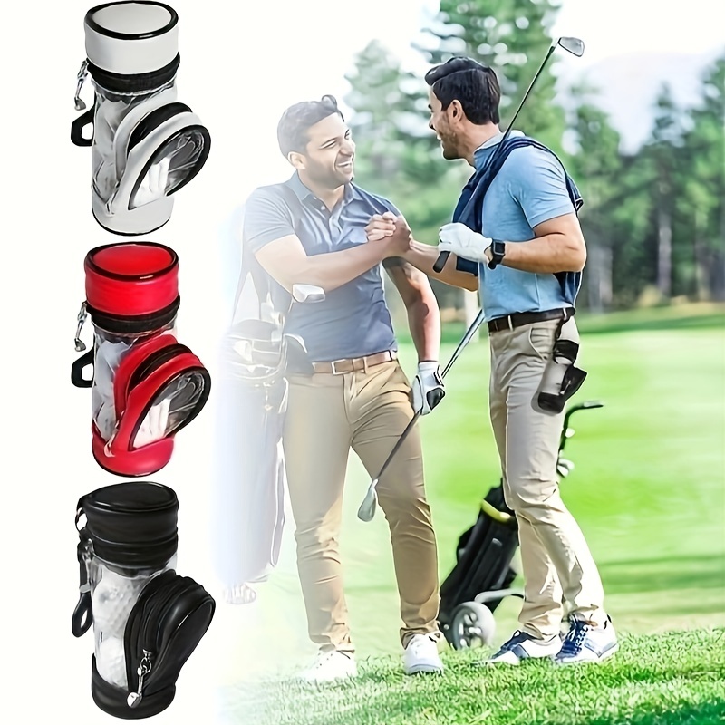 Portable Golf & Tee Bag - Durable Storage Case For 3 Balls & Tee - Perfect  For Golf Training (only Bag) - Temu New Zealand