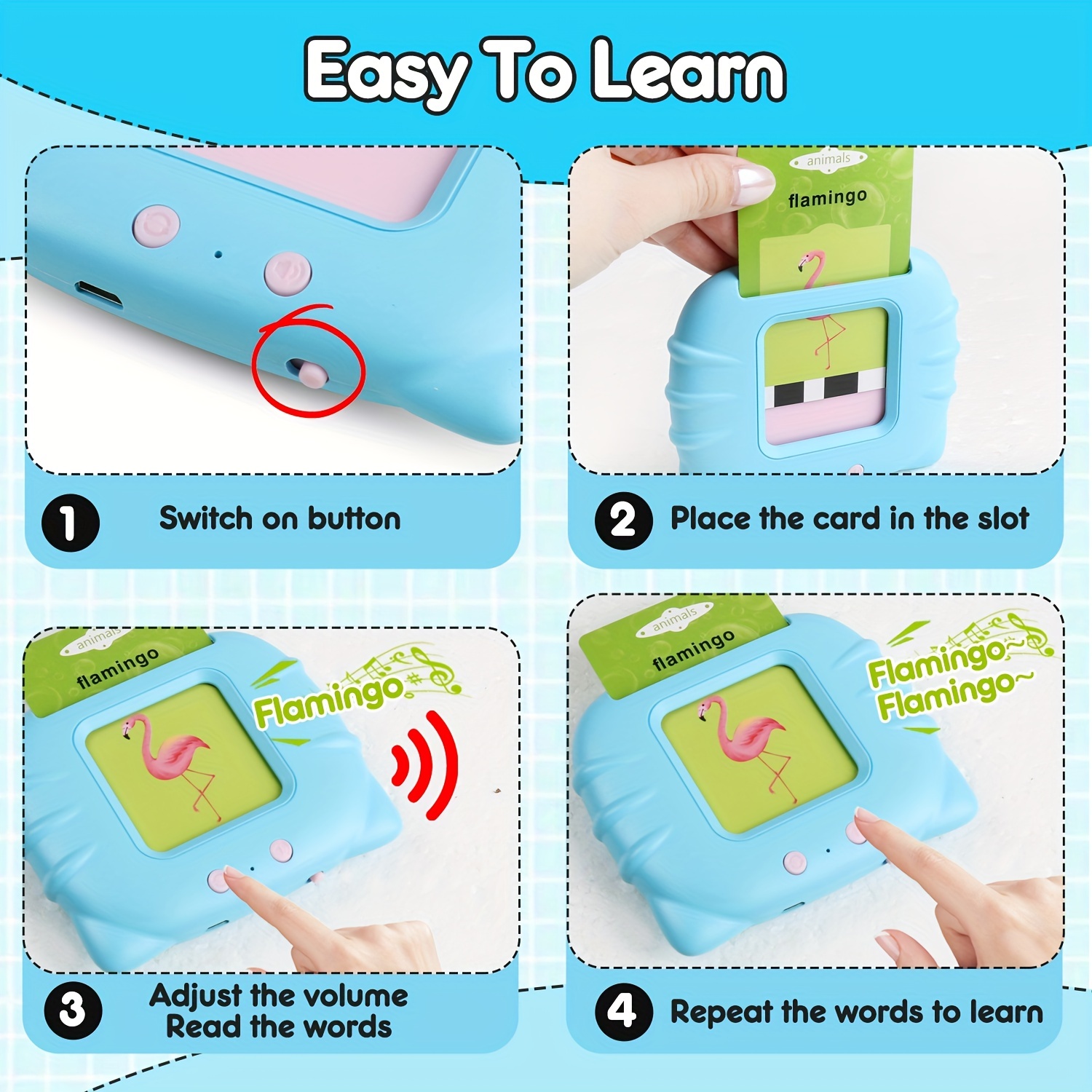 Learn to read electronic clearance toys