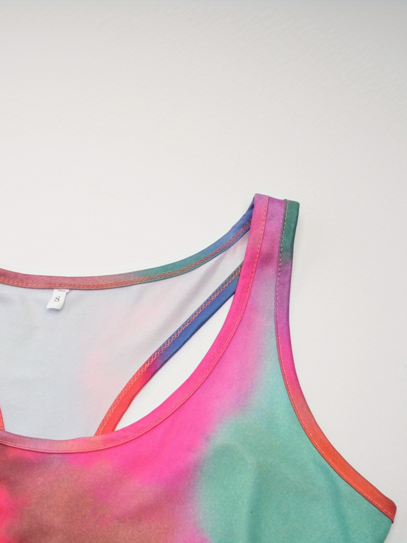 Sundress With Liner Bra Tie Dye Print