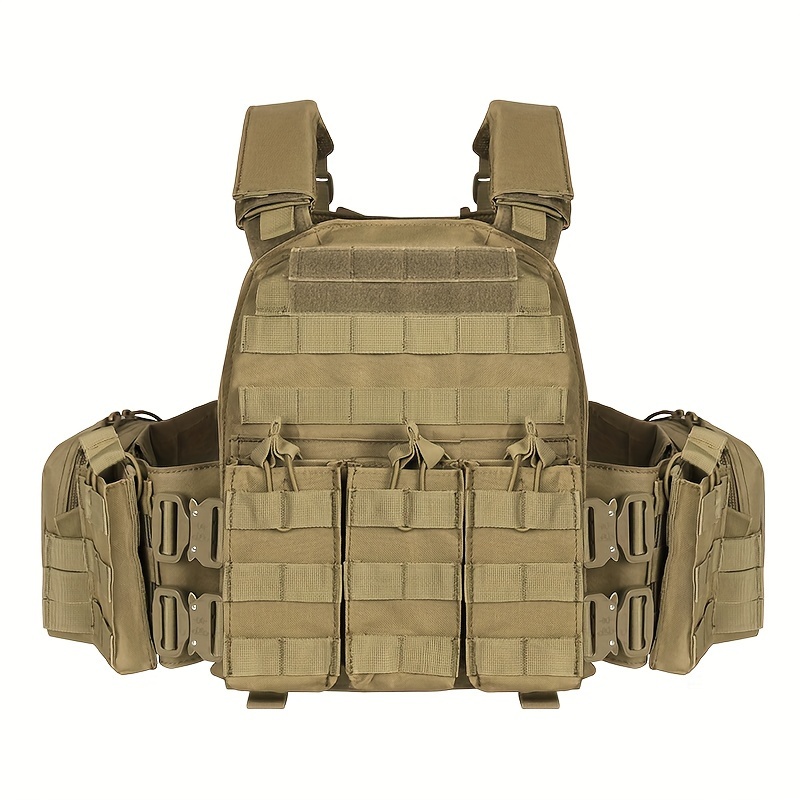 Yakeda Gilet De Protection Multifonctionnel Molle Cs Camouflage Extérieur  Gilet De Taille Pour Formation Tactique