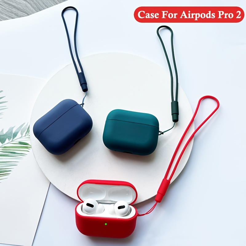Multicolor Apple Airpords Pro Protective Silicone Case With