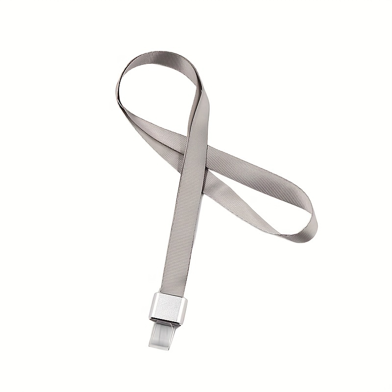 1.5cm Width Trigger Snap Hook Lanyard Metal Swivel Hook for Badge ID Card Holder Wallet Accessories Exhibition Office Worker Hang Neck Multipurpose