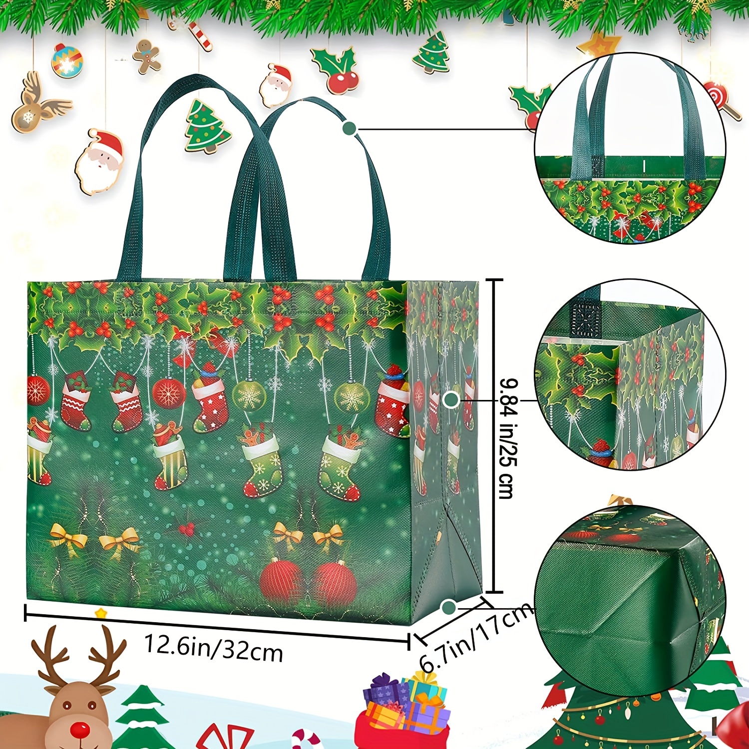 Extra Large Christmas Gift Bag Jumbo Large Gift Bags - Temu