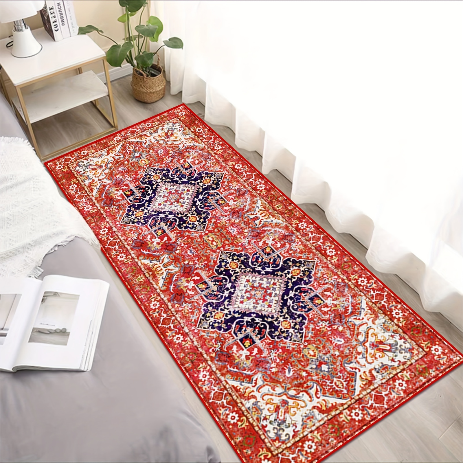 Bohemian Medallion Area Rug Oriental Distressed Small - Temu