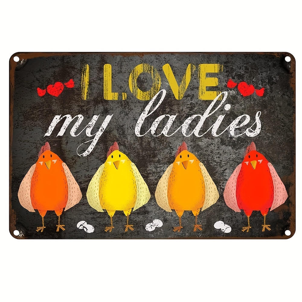 Funny Chicken Coop Sign - The Breakfast Club Aluminium Metal Tin ...