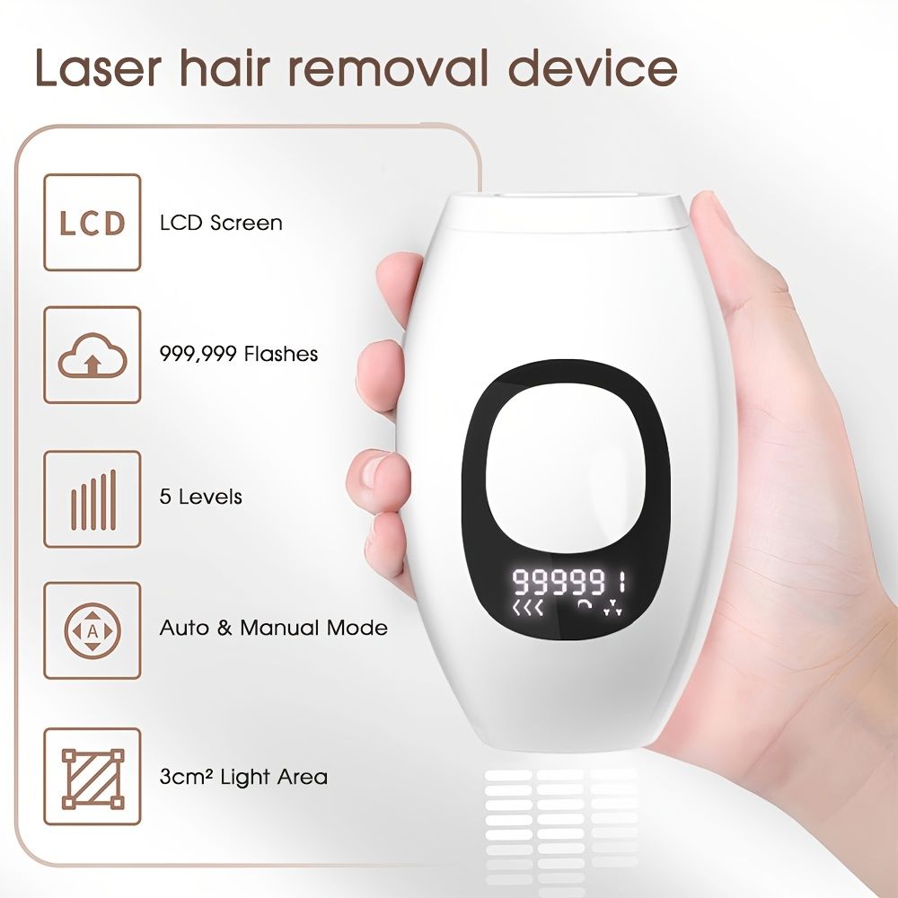 5 Level Lcd 999 999 Flashes Bikinis Body Legs Ipl Pulses Epilator Painless  Laser Hair Removal For Women Facial Professional Depilator Devices - Beauty  & Personal Care - Temu