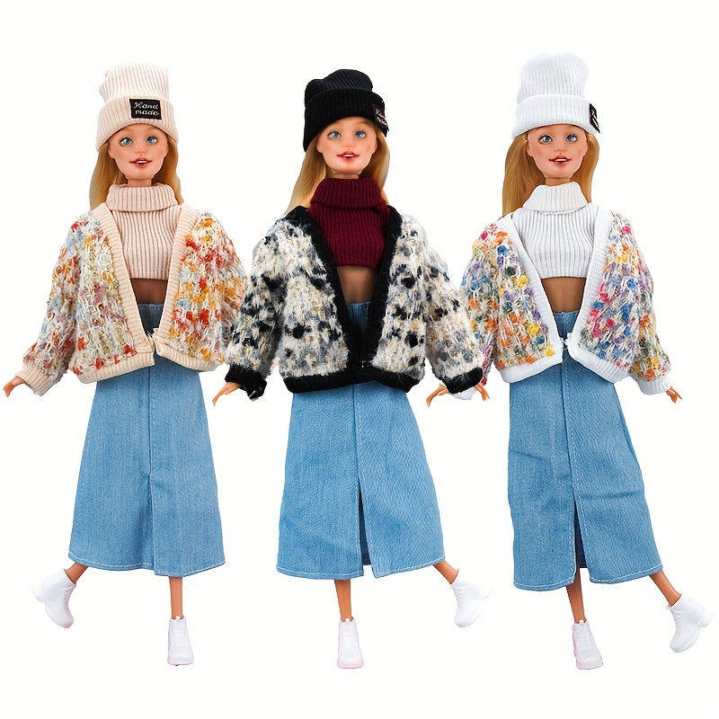 Newest Mix Skirt Princess Clothes, Fashion Suits Casual Wear Modern Outfit, Accessories  Doll Girl Gift Toy, Doll Not Included - Temu Austria