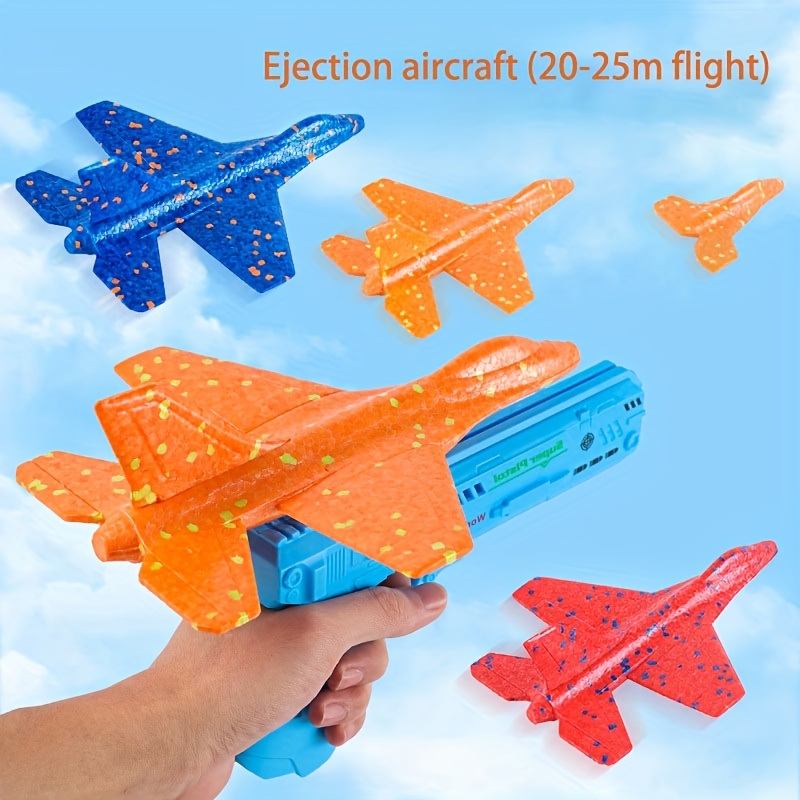 Toy Airplane Ejection Take Off Glider Launcher Outdoor Toy For Children