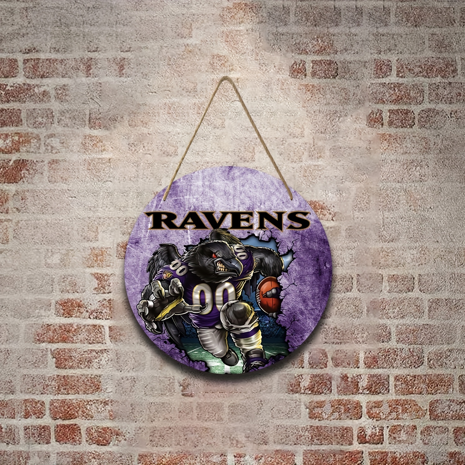 Baltimore Ravens Wood Wall Art