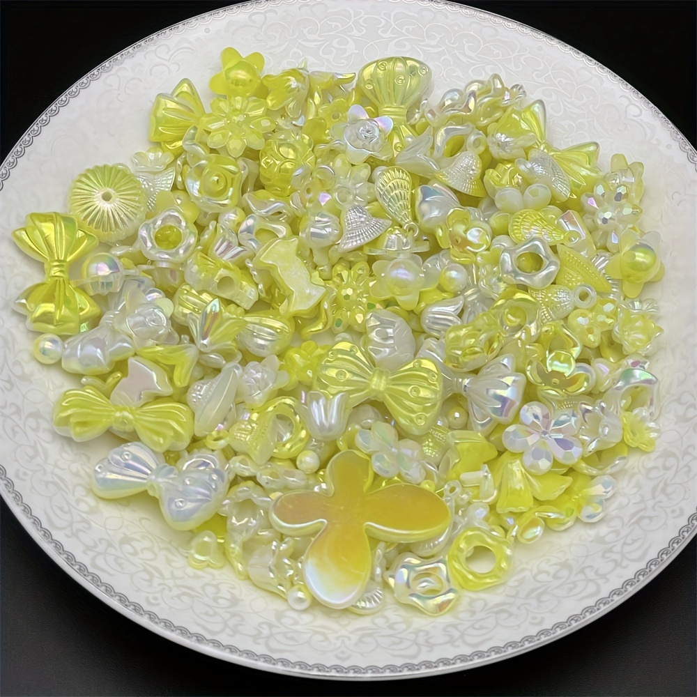 30G Colorful Mixed Bow Flower Shell Shape Loose Beads