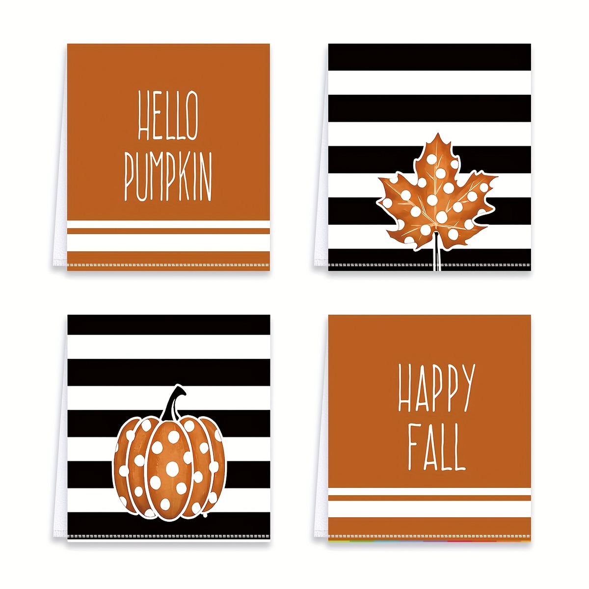 TAG Pumpkin Dish Towels - Set of 2