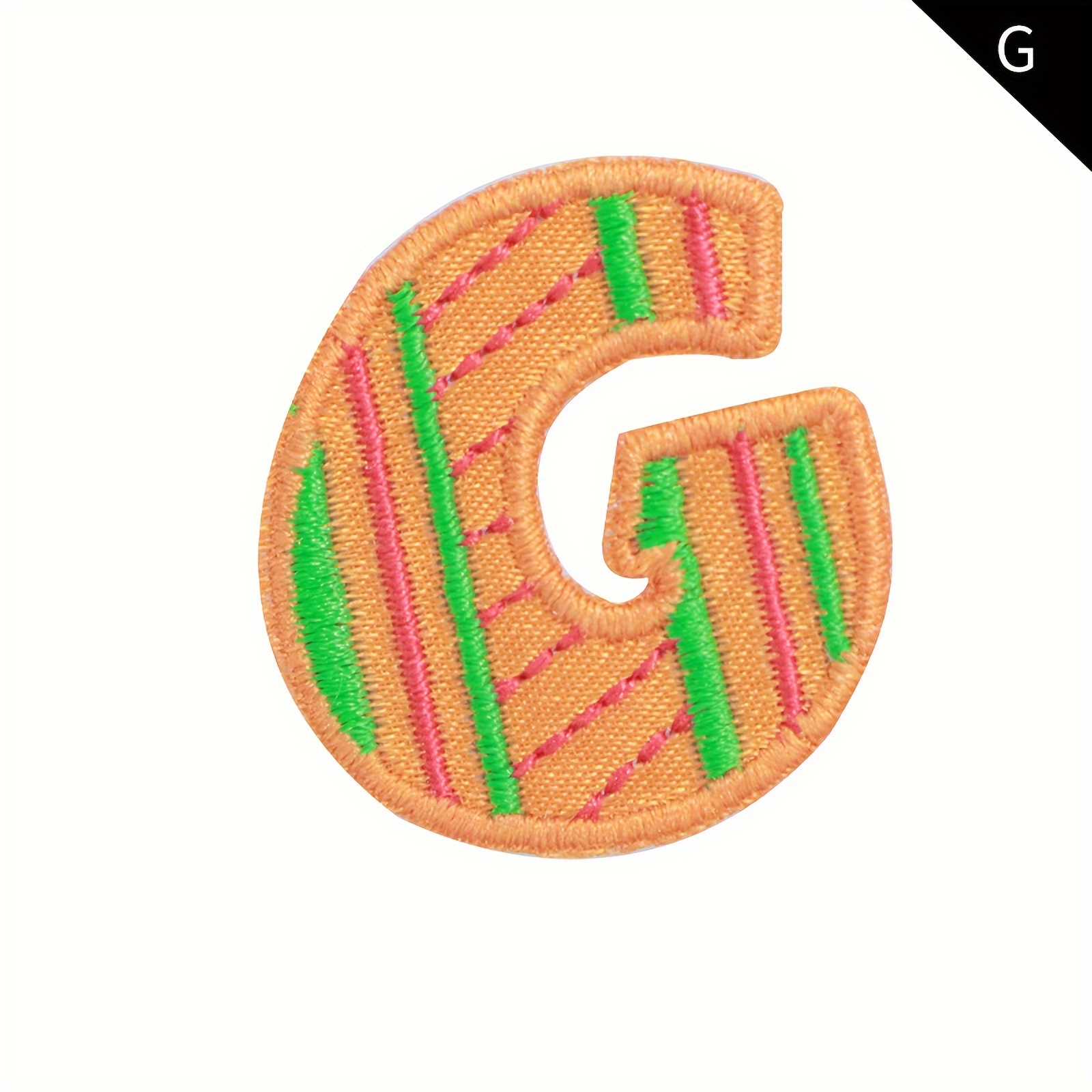 Colorful Chenille Letters A-z Iron-on Patch, Letters Patch, Words