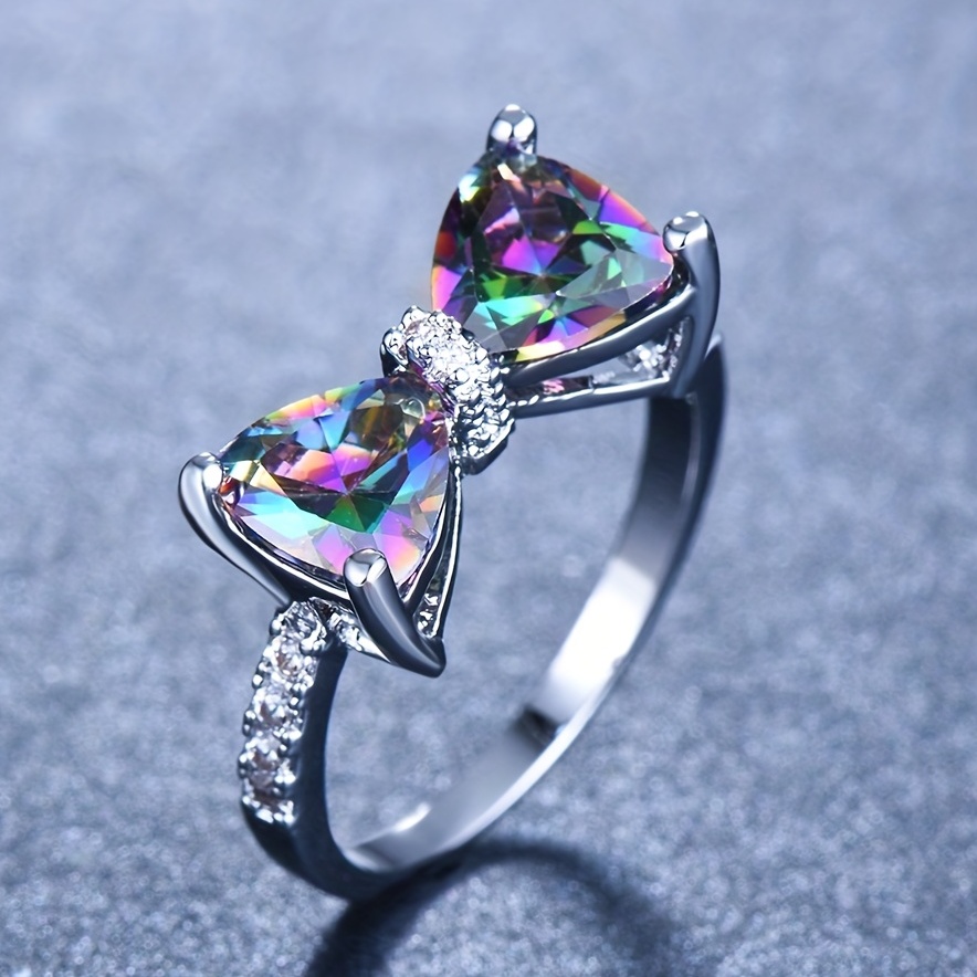 Anillos para niña de 5 a 6 años de edad, anillo de circón, diamante y  plata, anillo de compromiso elegante, anillos de boda, anillos de dedo  medio