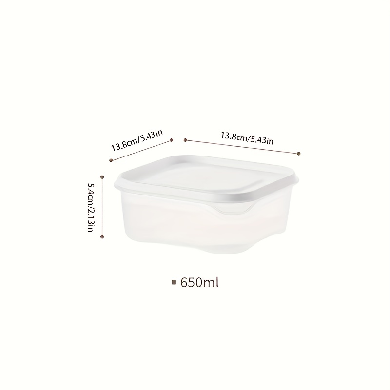 Lunch Boxes, Transparent Refrigerator Storage Boxes, Fresh-keeping Box For  Fruits, Vegetables, Meat, Eggs, Ginger, Garlic, Microwave Safe And  Dishwasher Safe, Kitchen Utensil For Organized Food Storage, Kitchen  Supplies - Temu