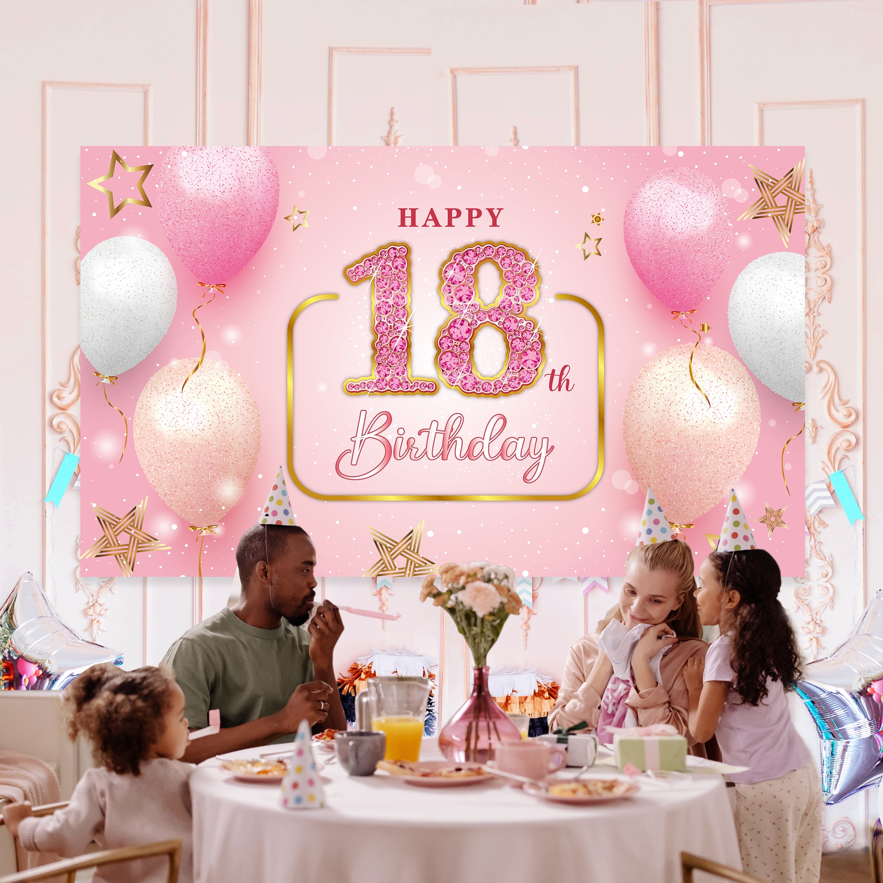 18th Birthday Party Decorations For Girls  18th birthday decorations, 18th  birthday party, 18th party ideas