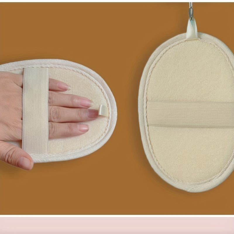 Premium Exfoliating Loofah Pad Body Scrubber, Made With Natural Egyptian Shower Loofa Sponge, Natural Loofah Sponge Exfoliating Body Sponge Scrubber Brush