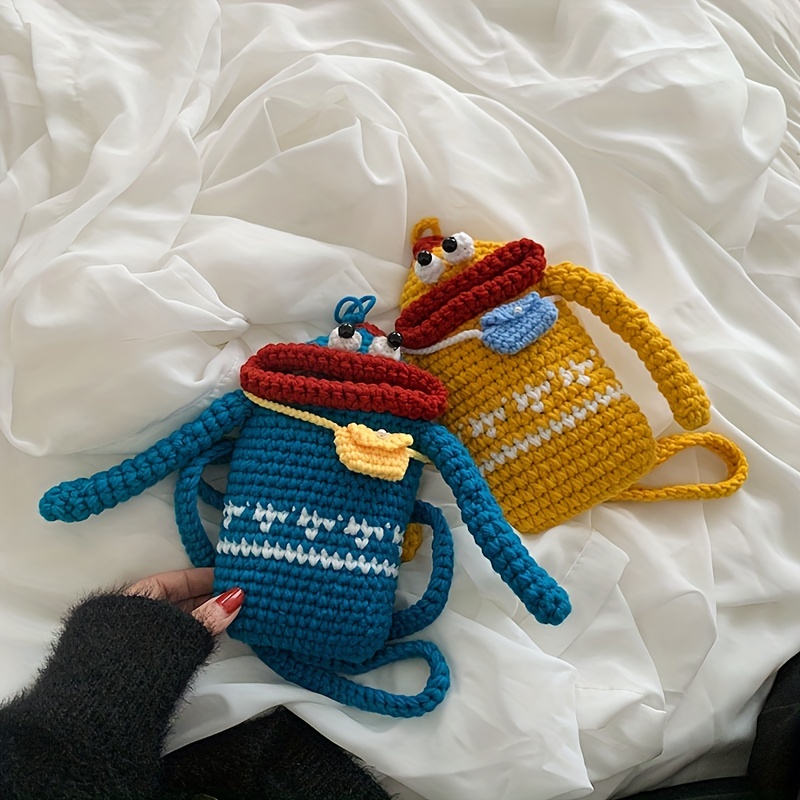 Mini bolsa tejida online a crochet