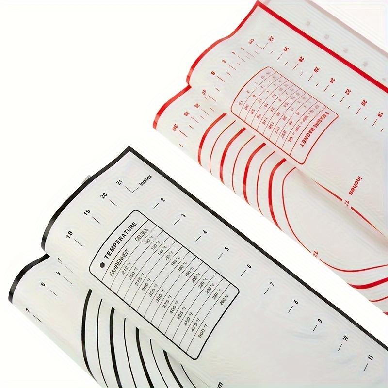 Silicone Pastry Mat Non slip Baking Mat With Measurements - Temu