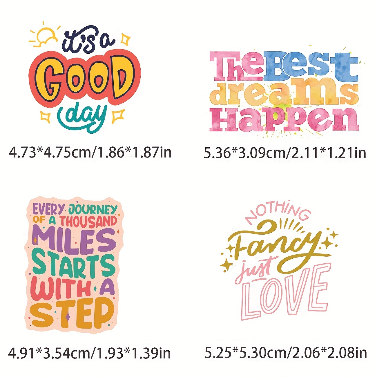 Inspirational Stickers Pack Motivational Stickers for Water Bottle Adults  Women
