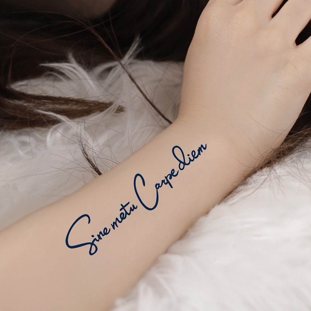 Carpe Diem Temporary Tattoo (Set of 3)