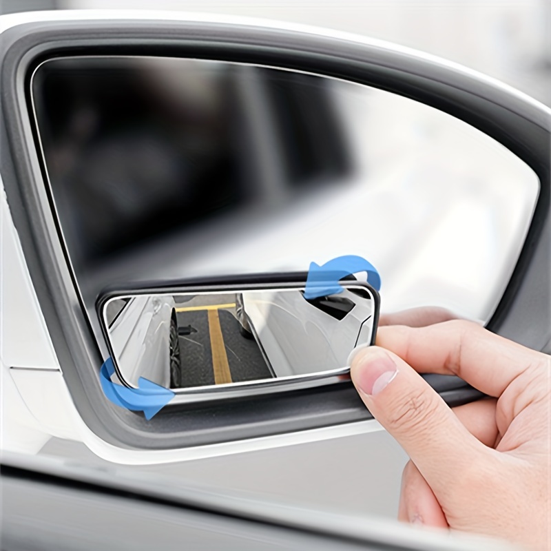 Reflective Rearview Mirror Small 360 degree Adjustable Wide - Temu