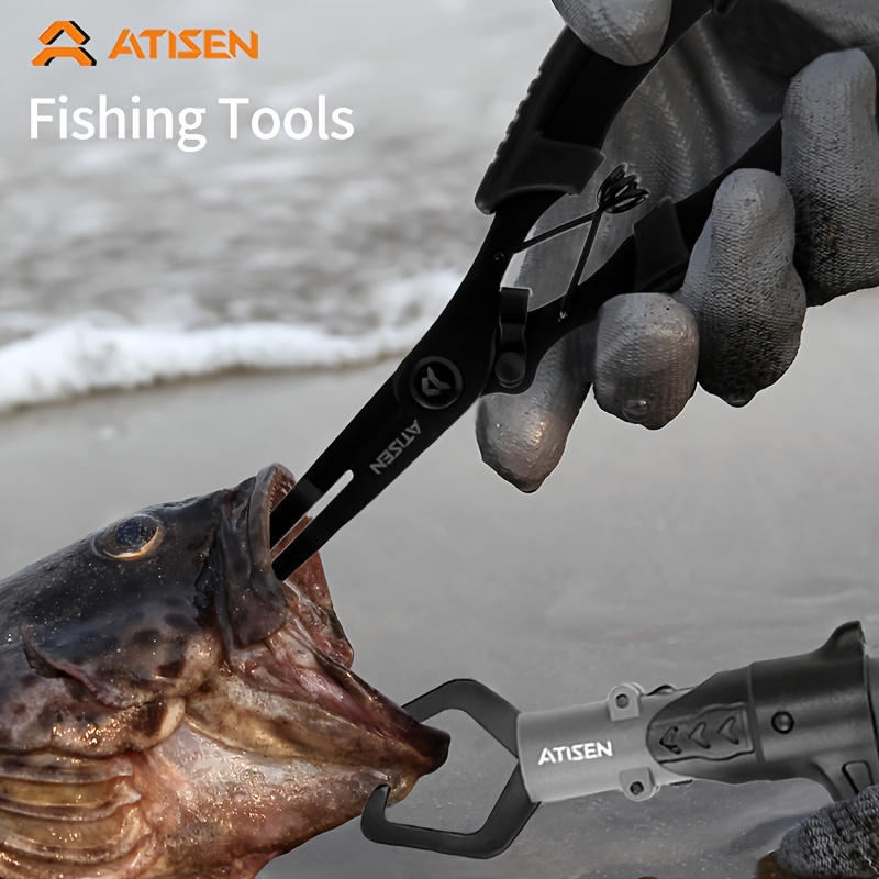 Atisen Fishing Lure Set: Plastic Fish Controller Aluminum - Temu