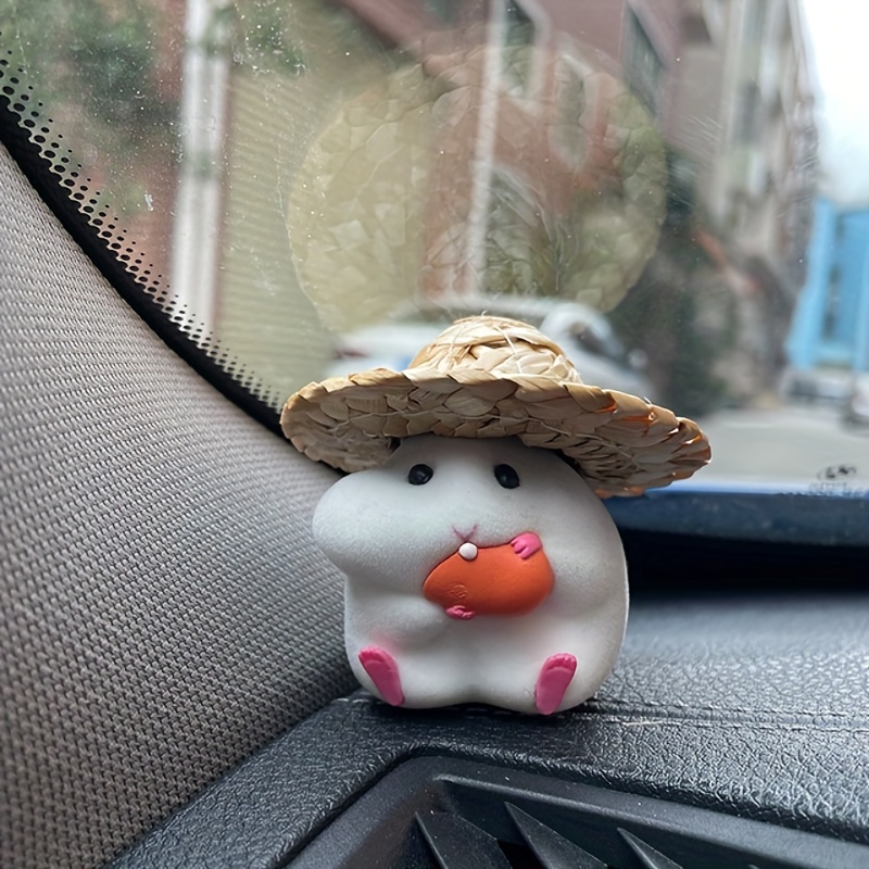 Car Decoration Hamster Car Accessories Window Center Console Cute
