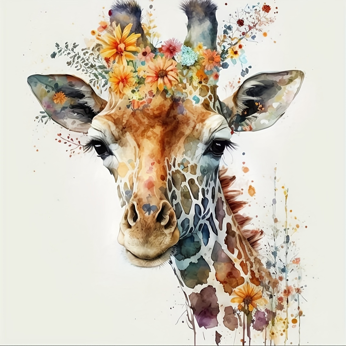 Decoration Adult Diamond Art Diy Gift Gem Art Giraffe Diamond