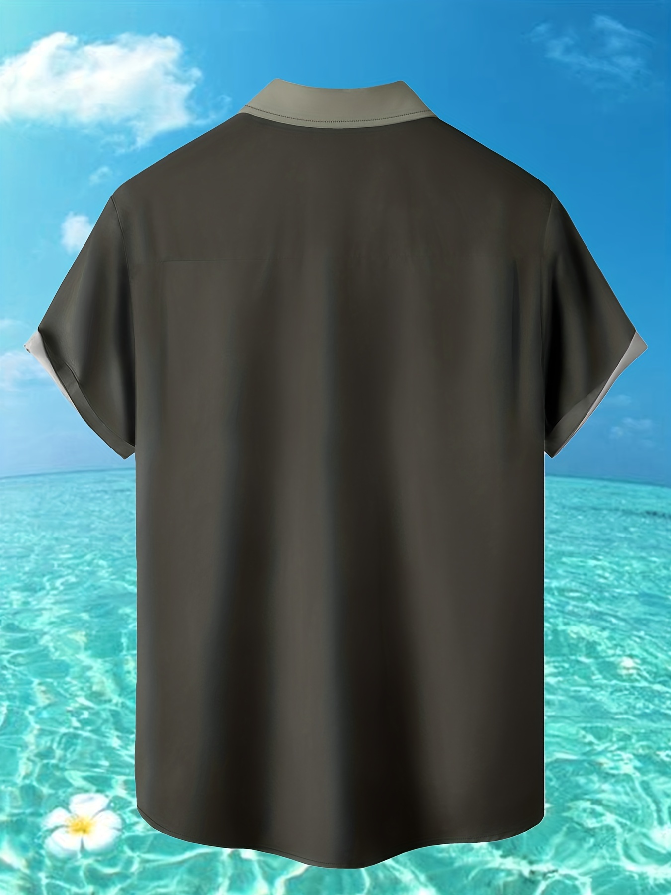 Men's Vintage Button T shirt Hawaiian Shirts Best Sellers - Temu