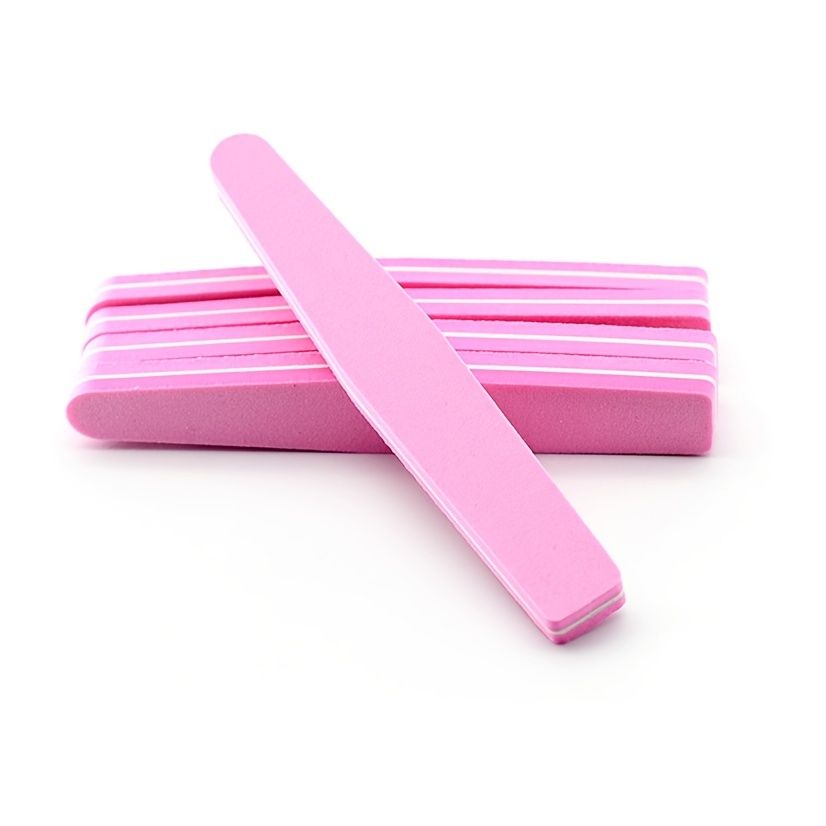 Pink Sponge Files Double Sided 100 180 Grit Nail Buffer Nail File High  Elastic Nail Care Tools | Check Out Today's Deals Now | Temu